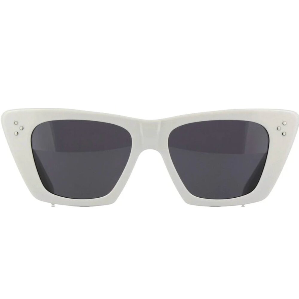 Celine White Cat Eyed Sunglasses